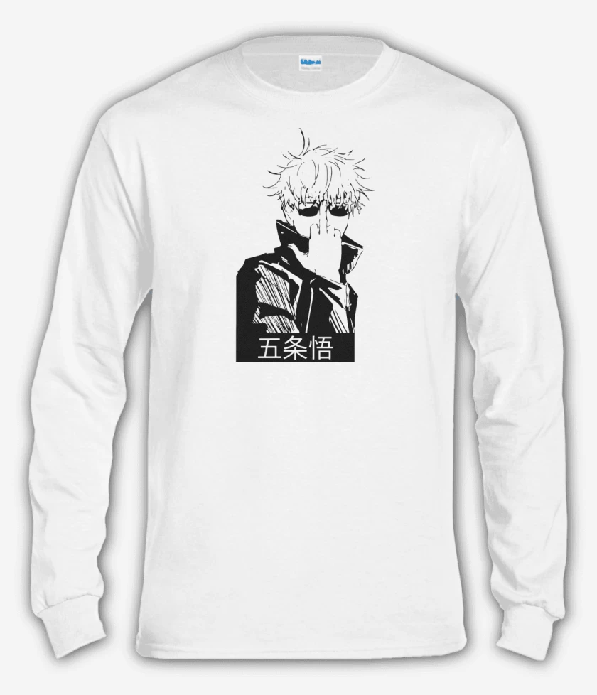Polera manga larga Blanco de Compare Gojou
