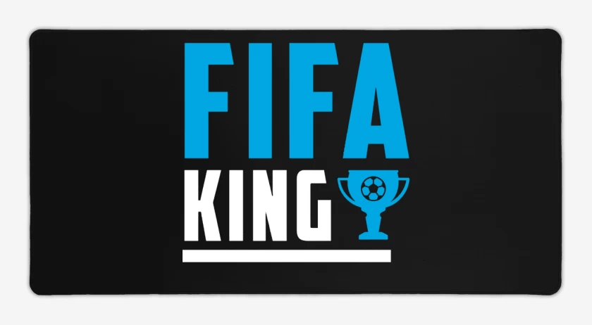 Mouse pad Gamer Negro de Fifa King