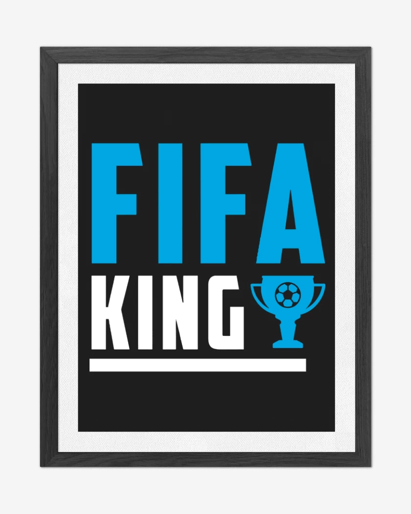 Cuadro decorativo Negro de Fifa King