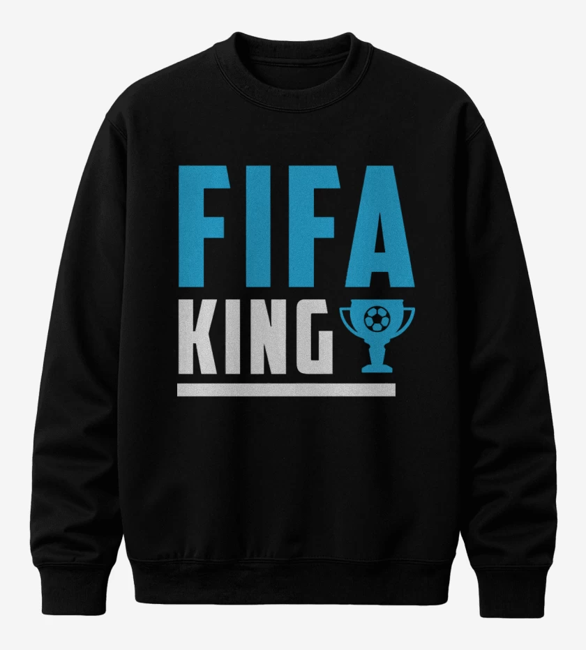 Poleron polo Negro de Fifa King