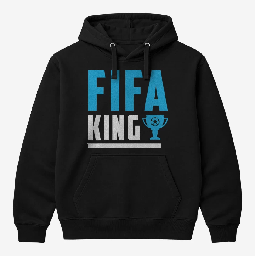 Polerón Canguro Negro de Fifa King