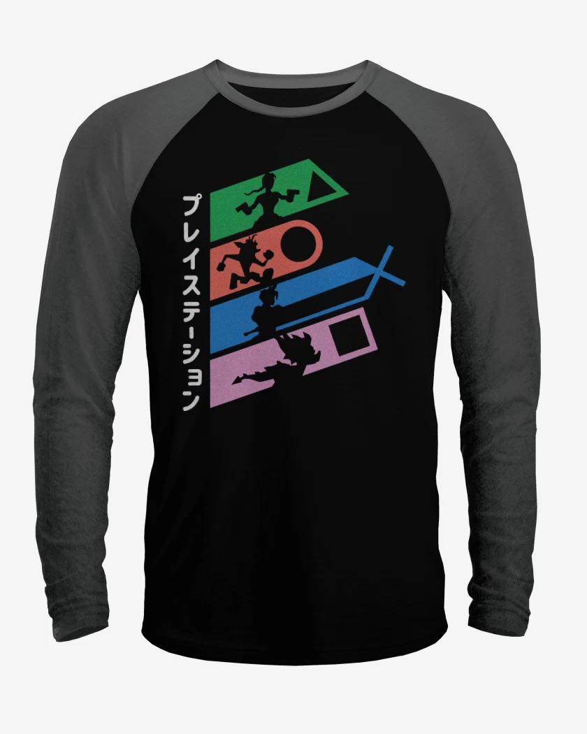 Polera Raglan Play Station Legends