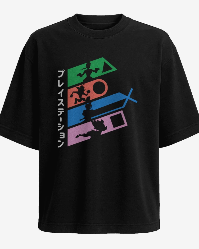 Polera Oversize Play Station Legends