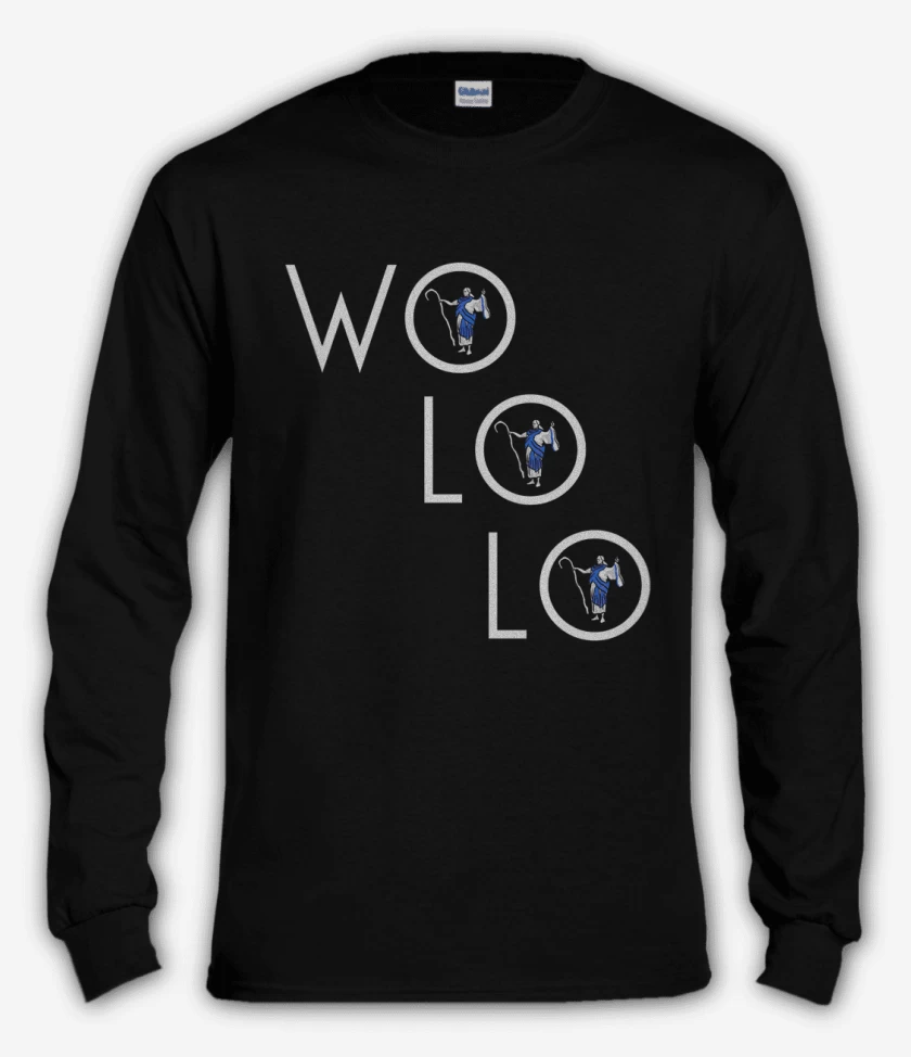 Polera manga larga Negro de Wo lo lo