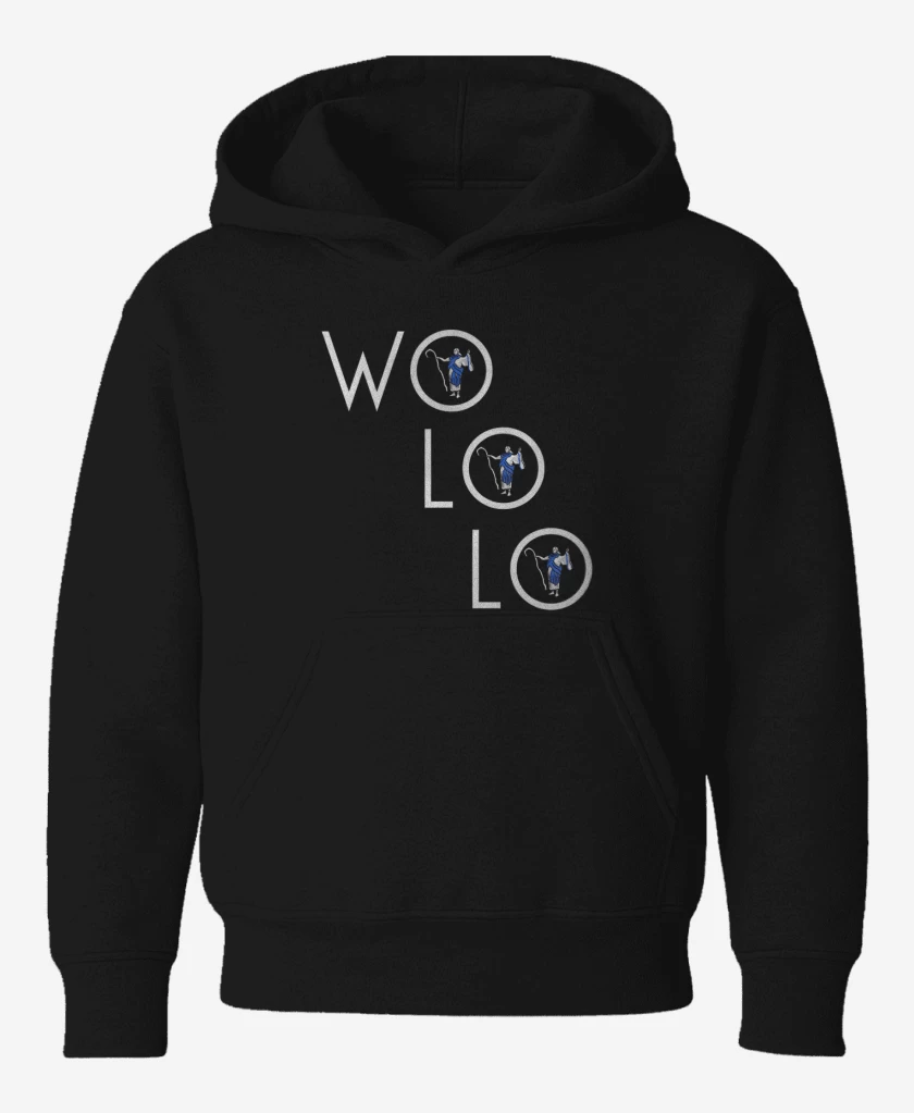 Poleron de niño Negro de Wo lo lo
