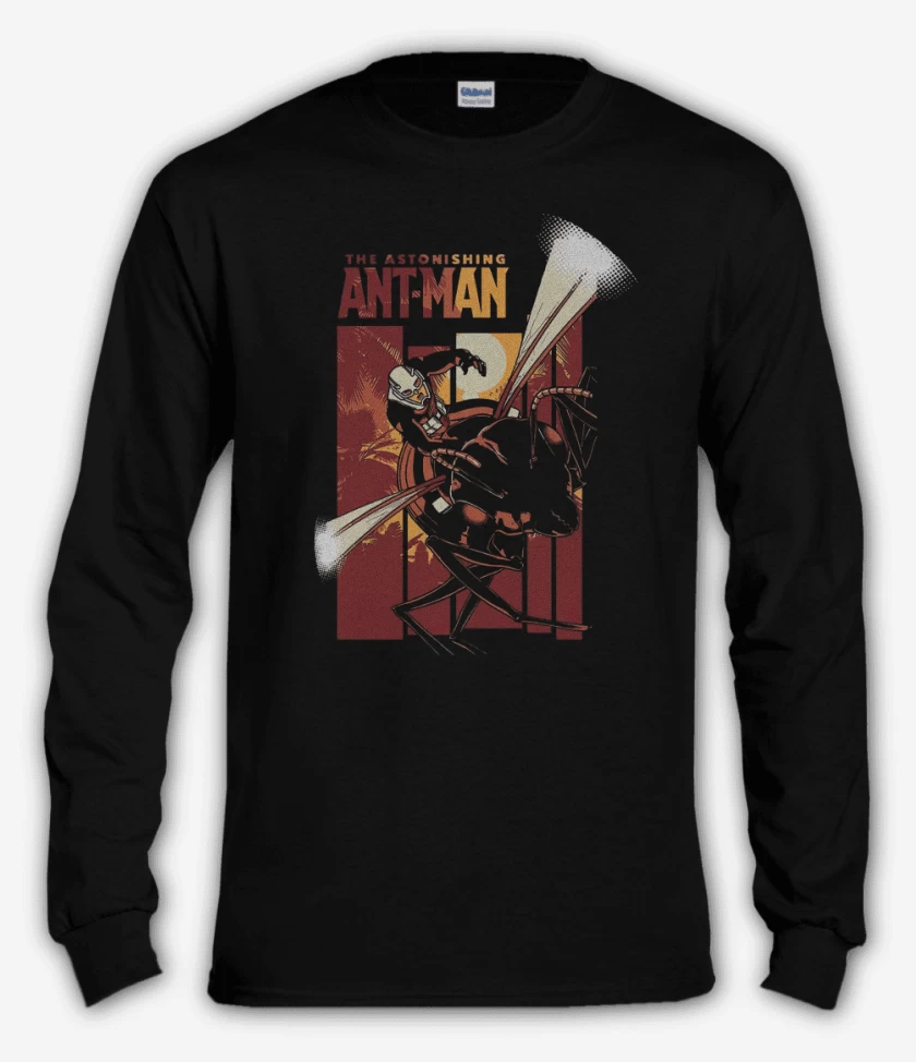 Polera manga larga Negro de Ant Man