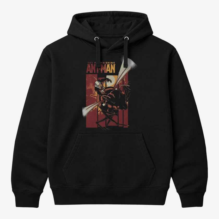 Polerón Canguro Negro de Ant Man