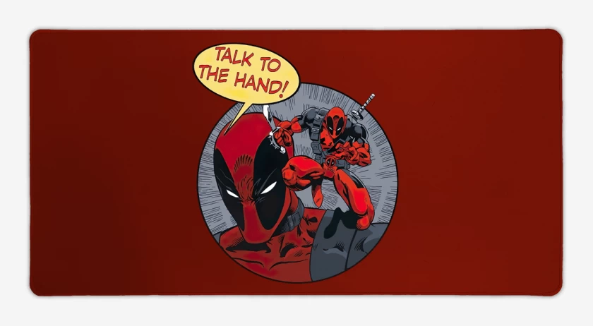 Mouse pad Gamer Rojo de Dead Pool 