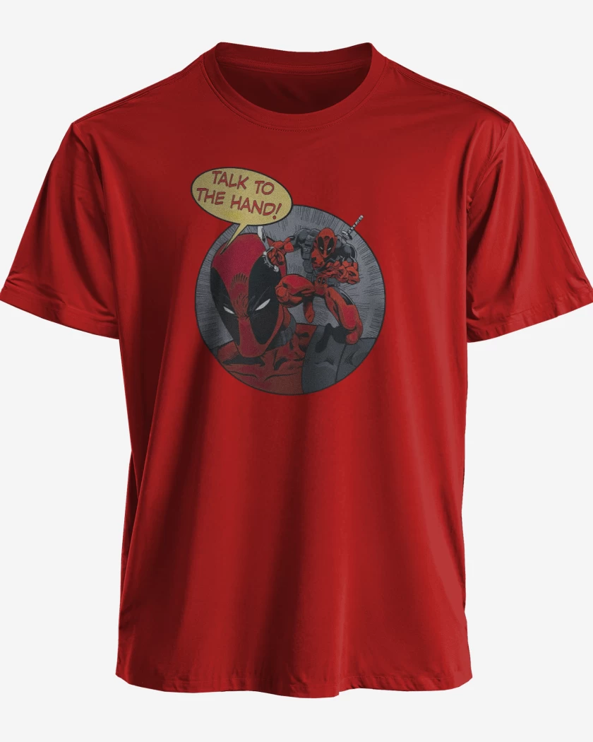Polera Rojo de Dead Pool 
