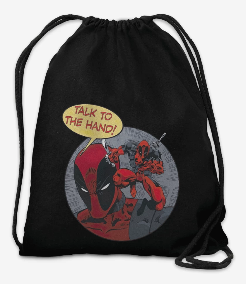 Mochila Negro de Dead Pool 
