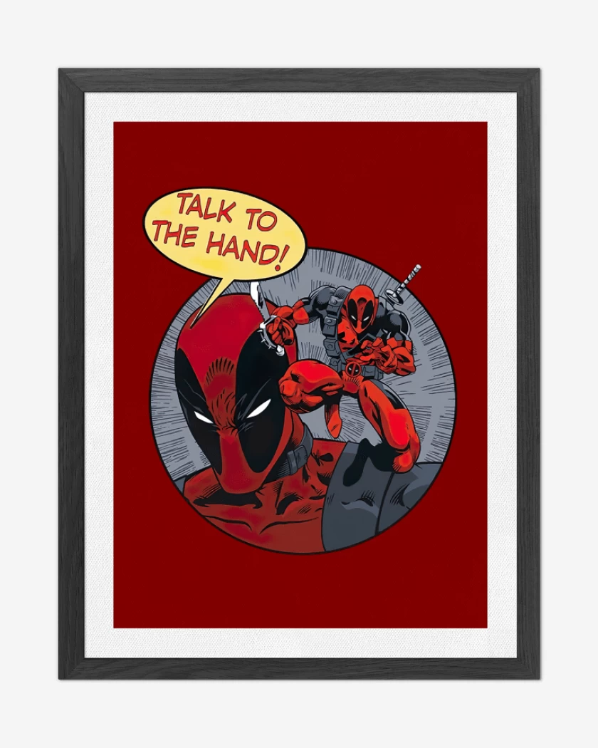 Cuadro decorativo Rojo de Dead Pool 