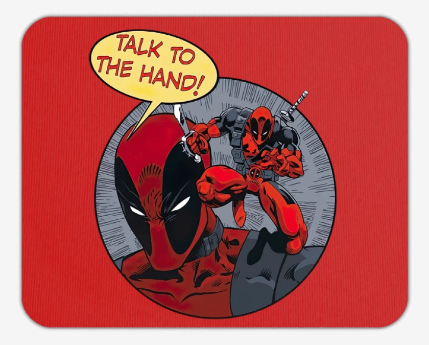Mousepad Rojo de Dead Pool 