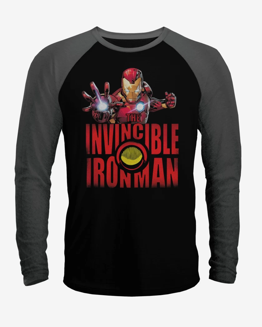 Polera Raglan Invincible Iron Man