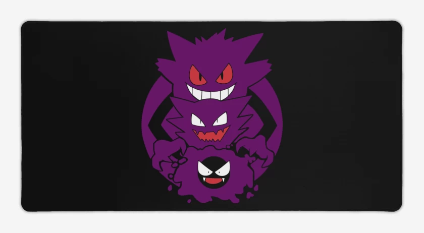 Mouse pad Gamer Gastly haunter gengar