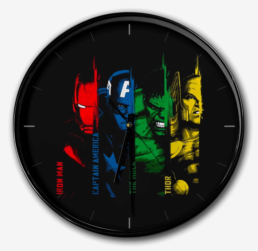 Reloj Negro de Los Avengers
