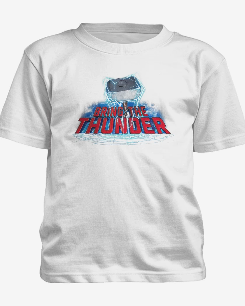 Polera de niño Blanco de Bring the Thunder
