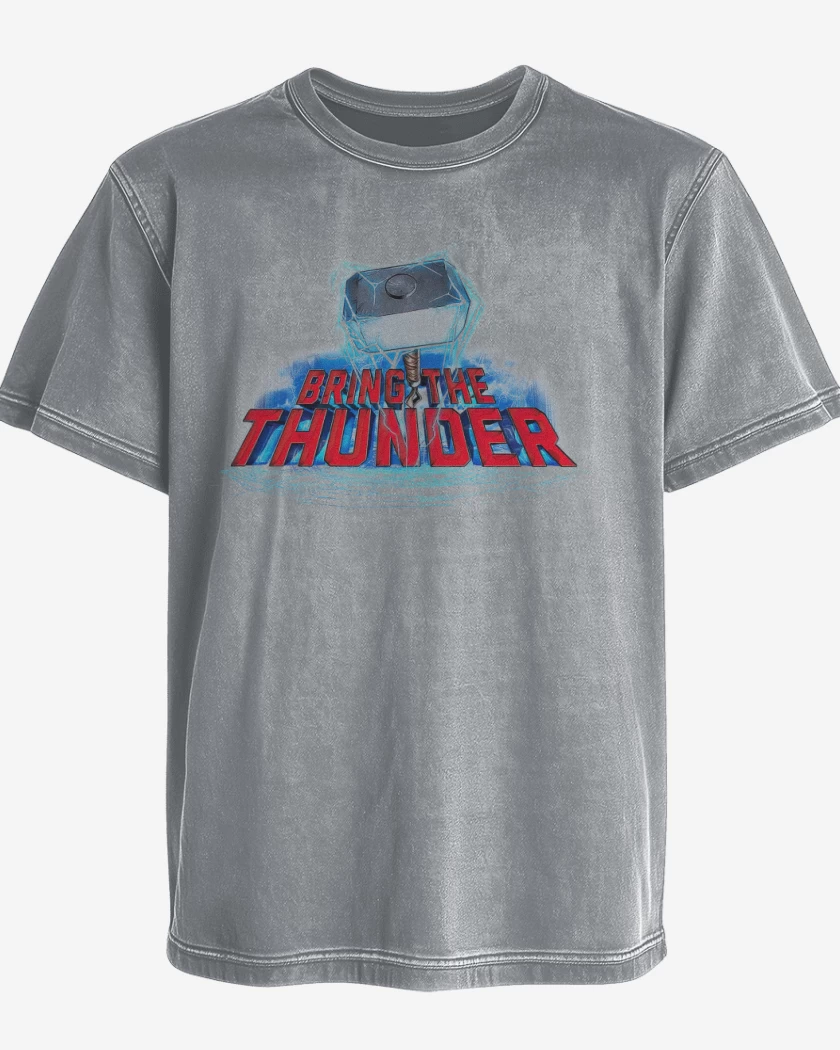 Polera desgastada Bring the Thunder