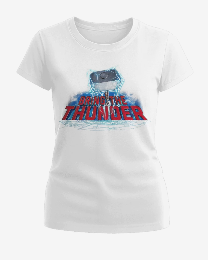 Polera de Mujer Blanco de Bring the Thunder