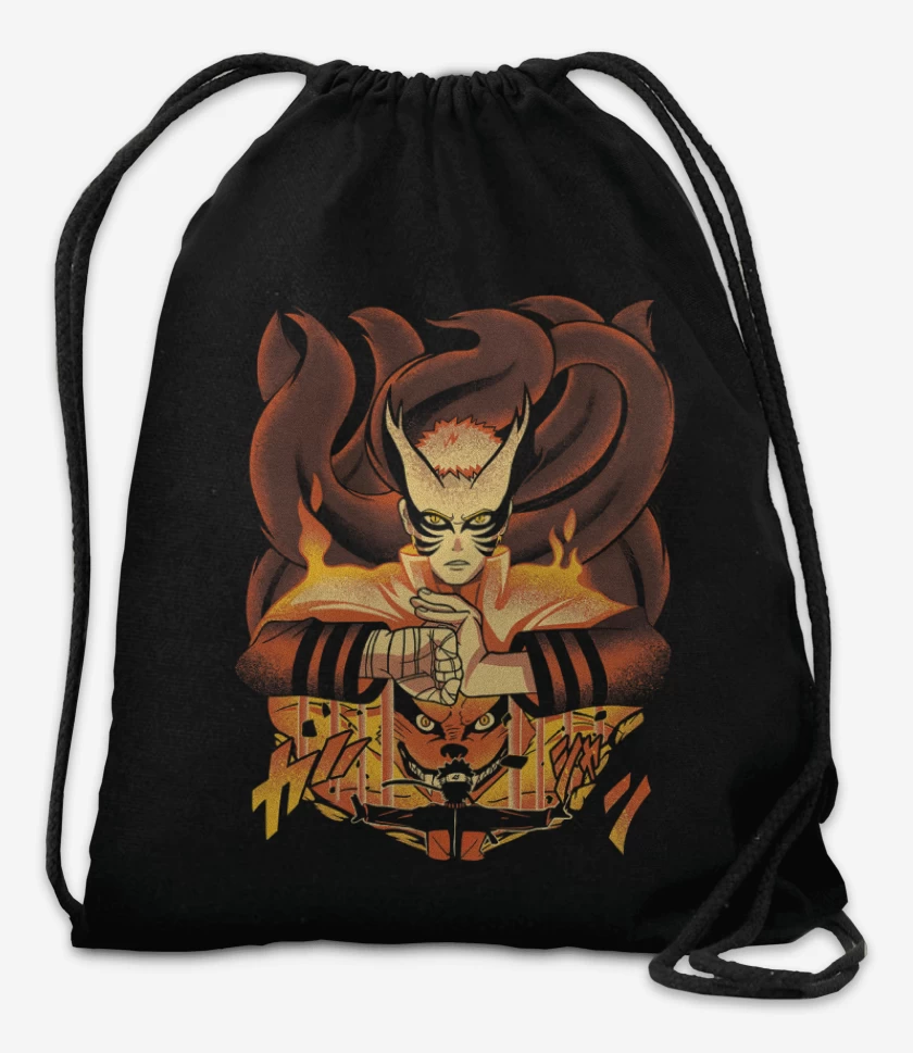 Mochila Negro de Naruto Barión
