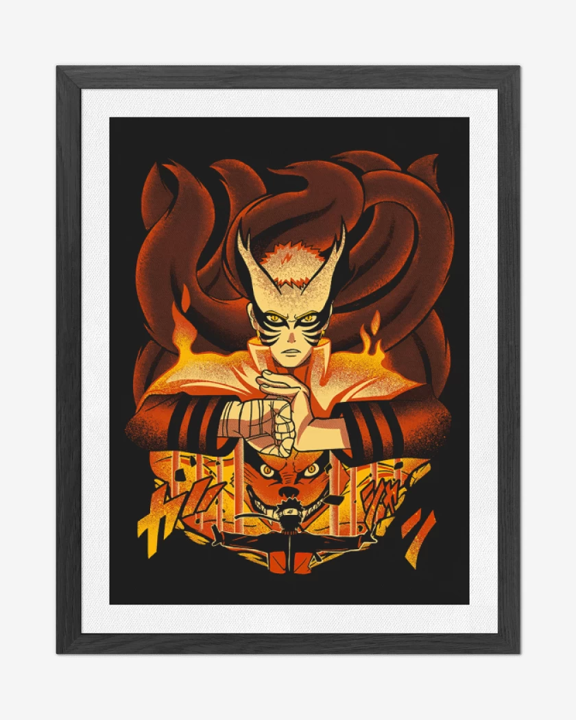 Cuadro decorativo Negro de Naruto Barión