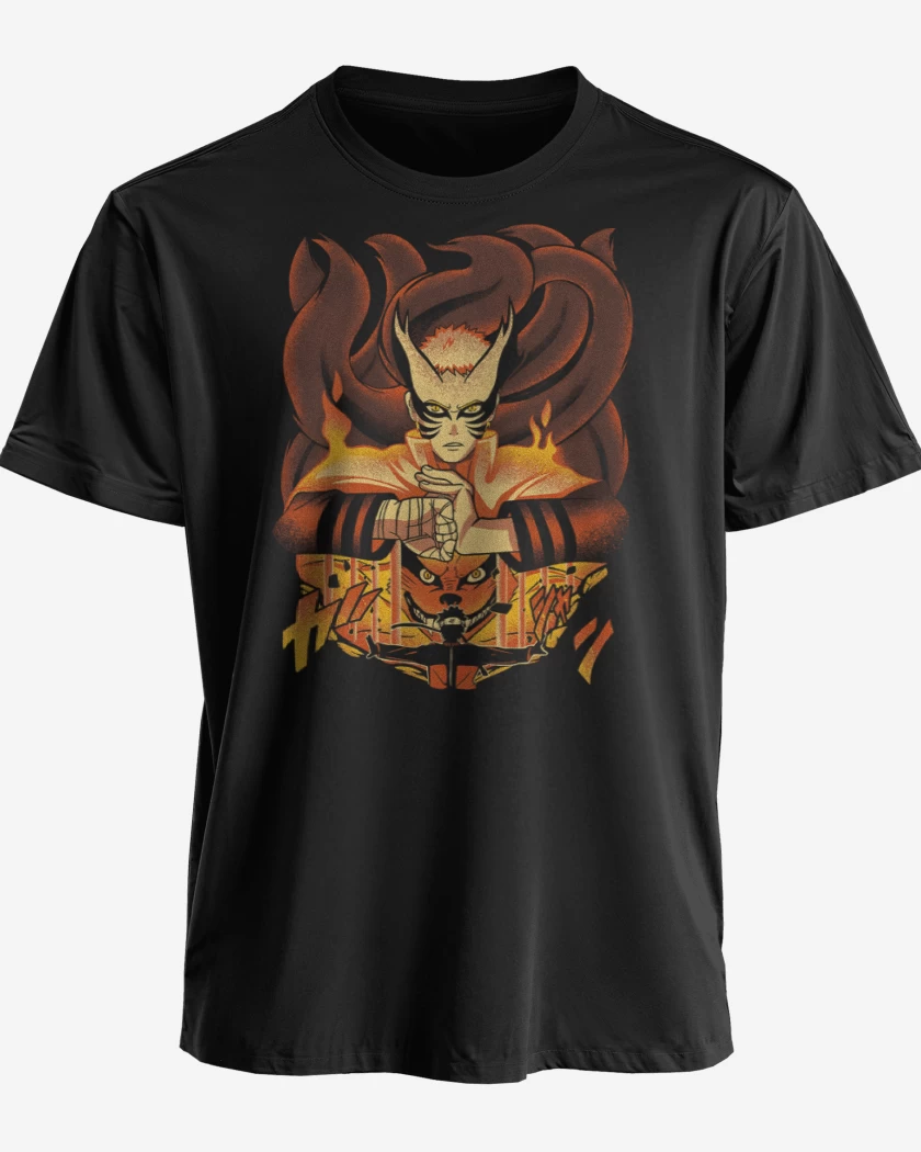 Polera premium Negro de Naruto Barión