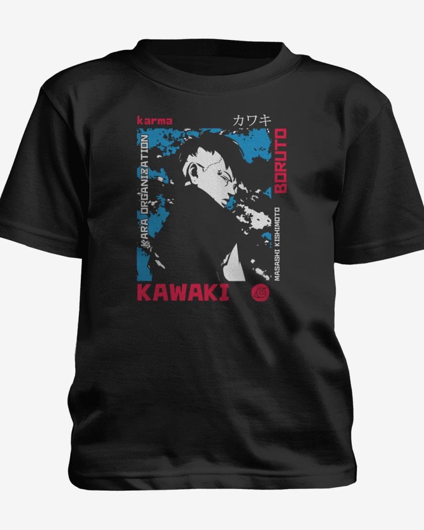 Polera de niño Negro de Kawaki