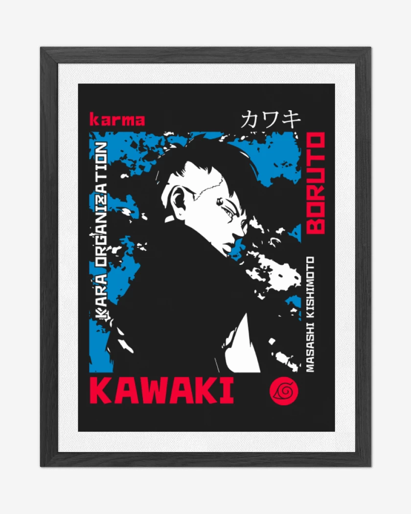 Cuadro decorativo Negro de Kawaki