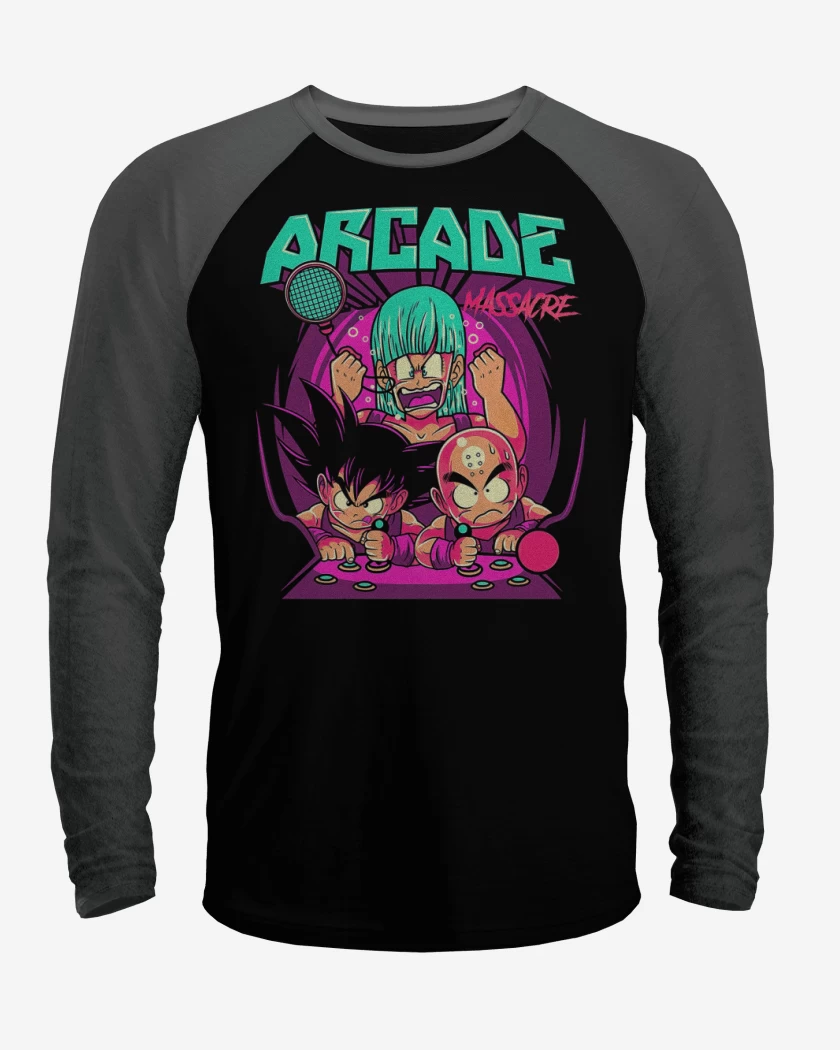Polera Raglan Dragon Ball Arcade Massacre