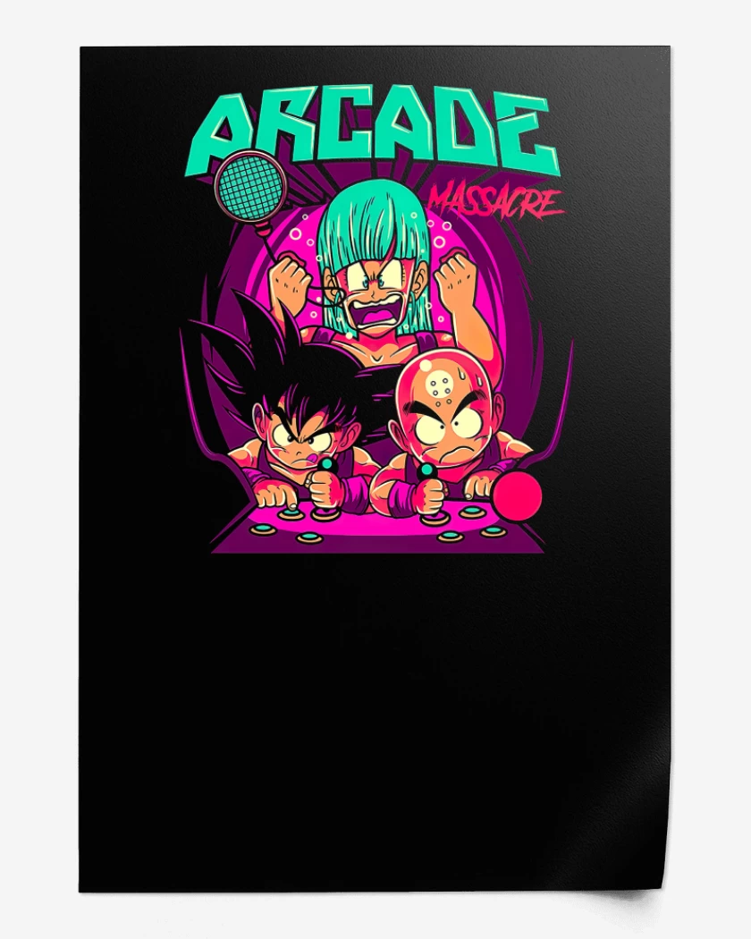 Print Dragon Ball Arcade Massacre