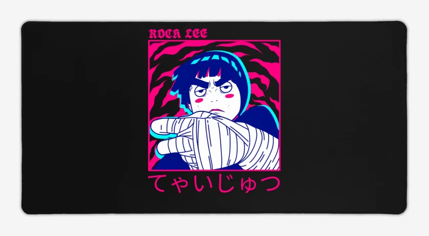 Mouse pad Gamer Druken Rock Lee