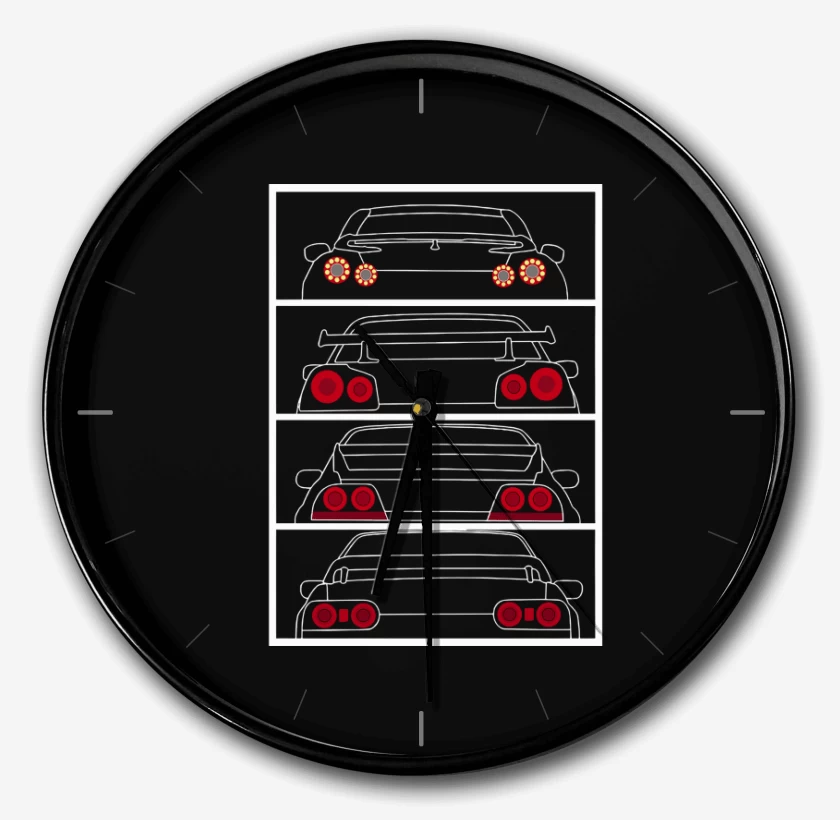 Reloj Negro de Nissan GTR