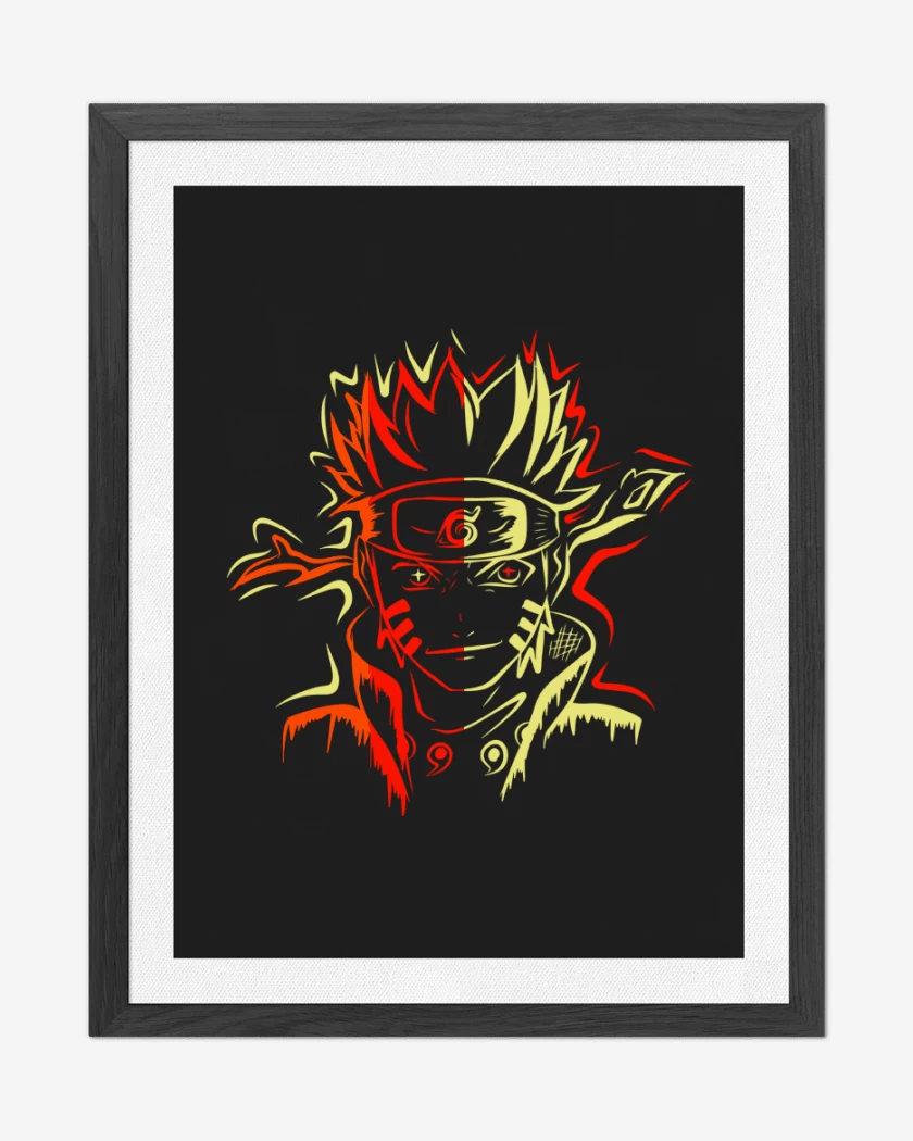 Cuadro decorativo Naruto Seis Caminos