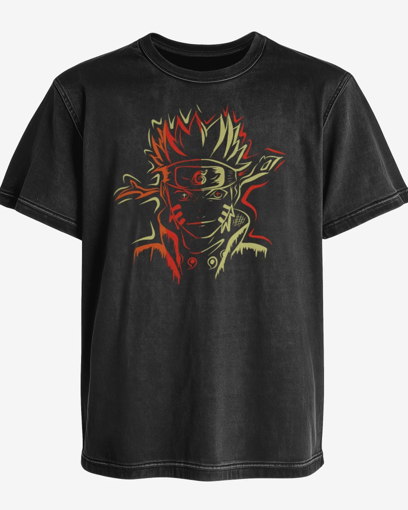 Polera desgastada Naruto Seis Caminos