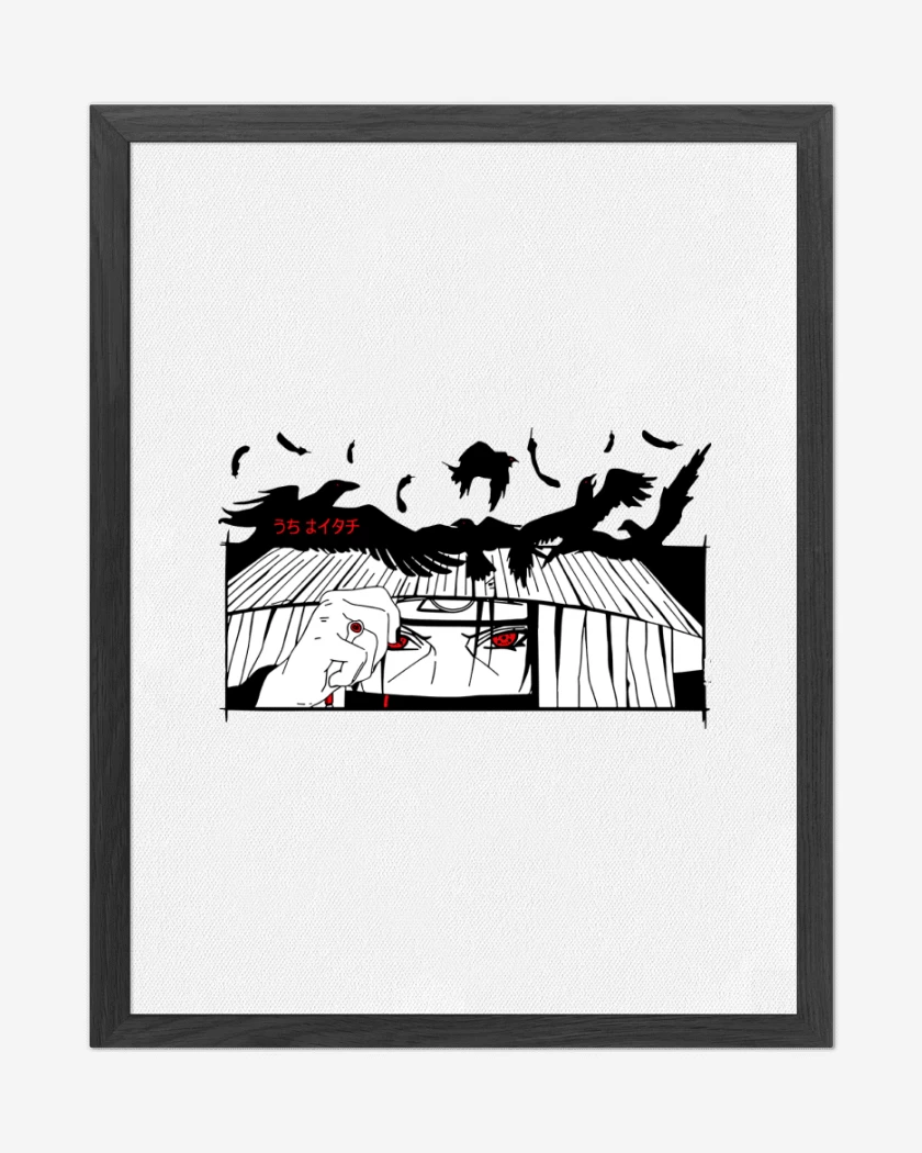 Cuadro decorativo Itachi Clon de Cuervos