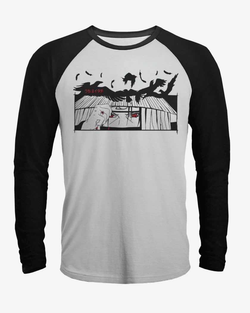 Polera Raglan Itachi Clon de Cuervos