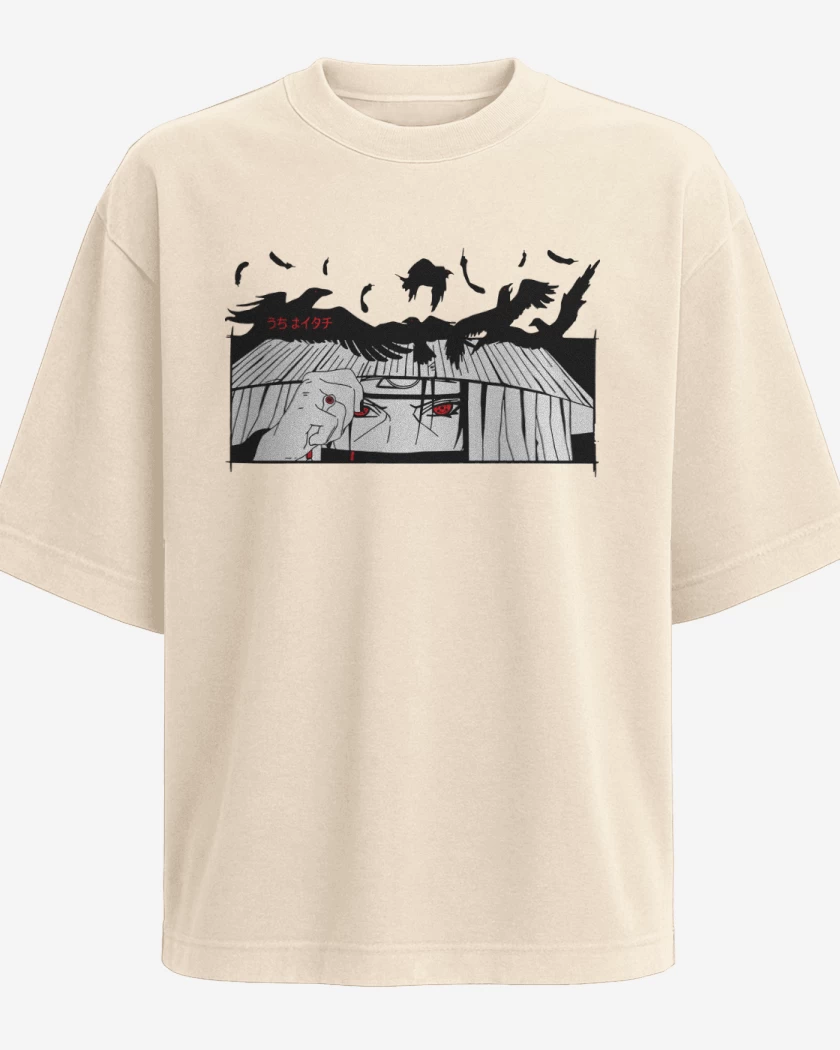 Polera Oversize Itachi Clon de Cuervos