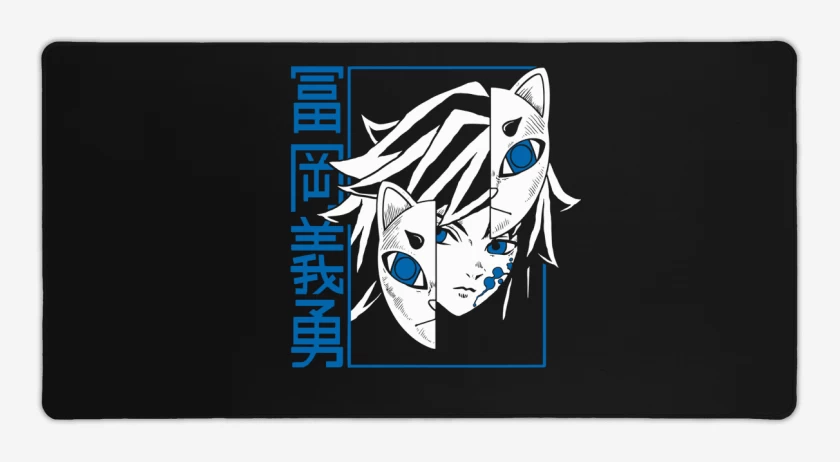 Mouse pad Gamer Negro de Tomioka