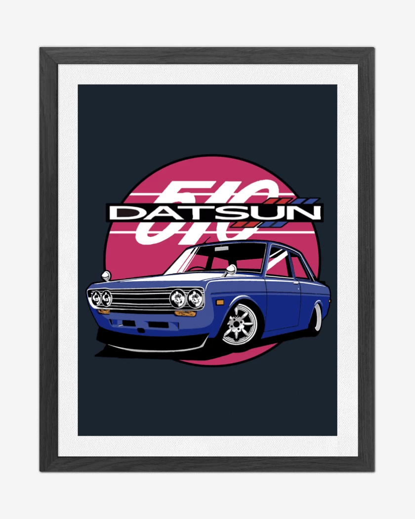 Cuadro decorativo Datsun 510