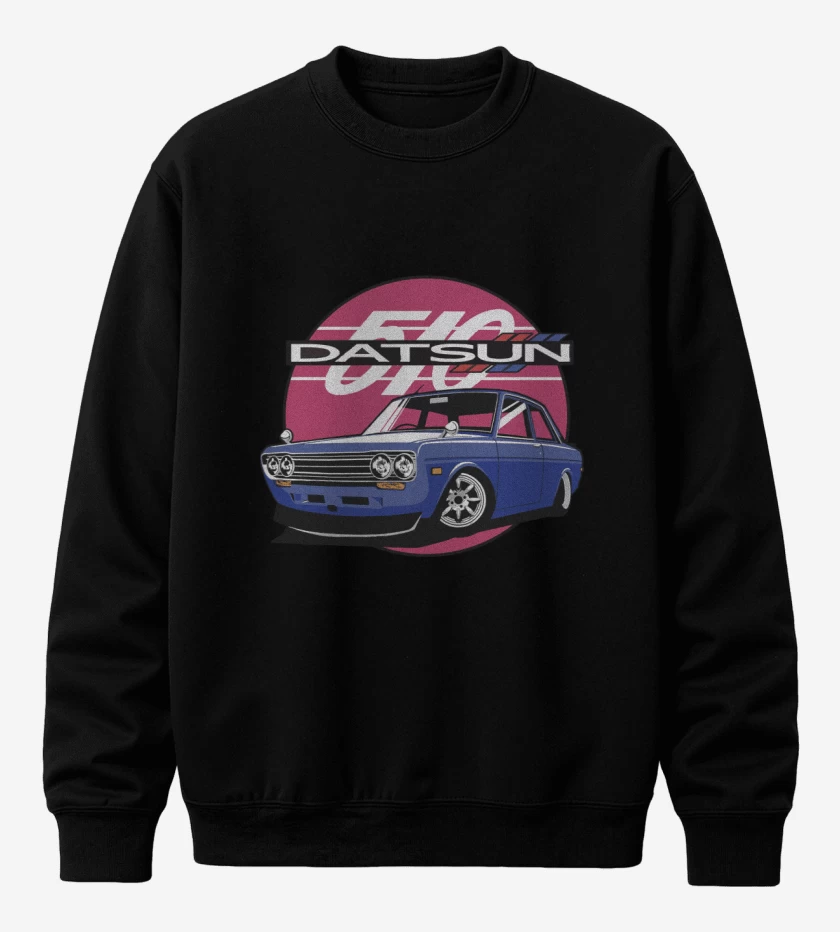 Poleron polo Negro de Datsun 510