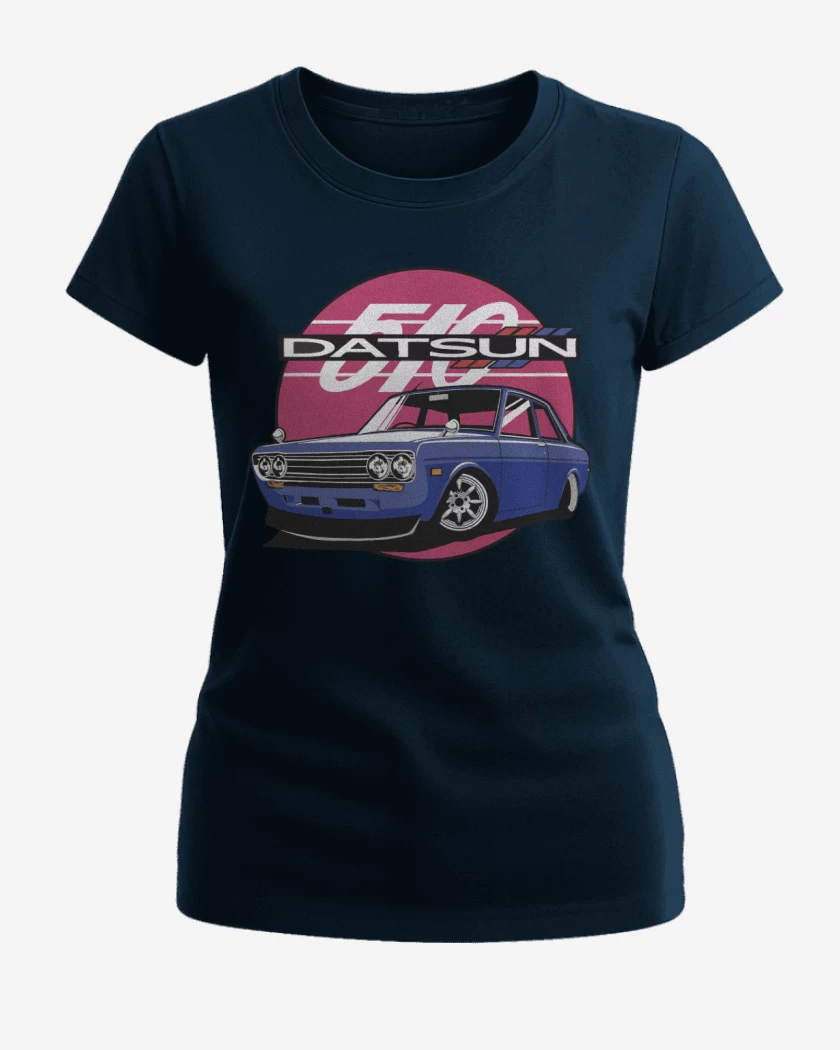 Polera de Mujer Azul Marino de Datsun 510