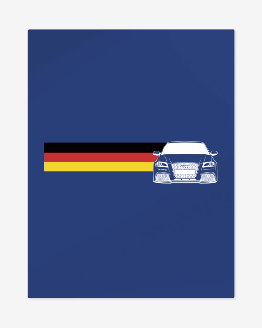 Print metalico Audi RS3 2