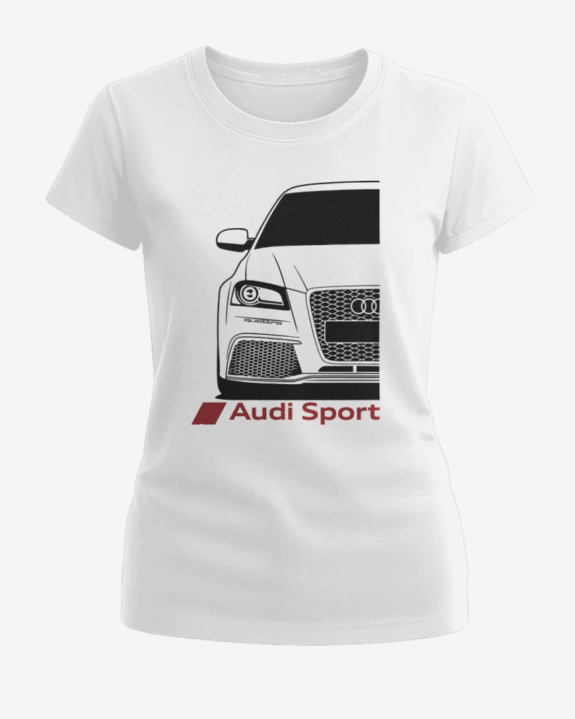 Polera de Mujer Blanco de Audi RS3