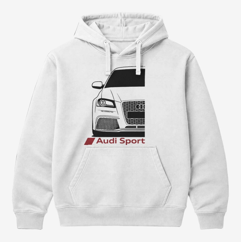 Polerón Canguro Blanco de Audi RS3