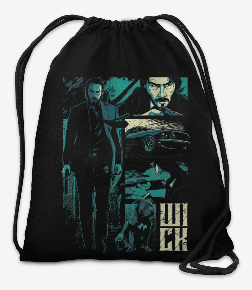 Mochila Negro de Jhon Wick