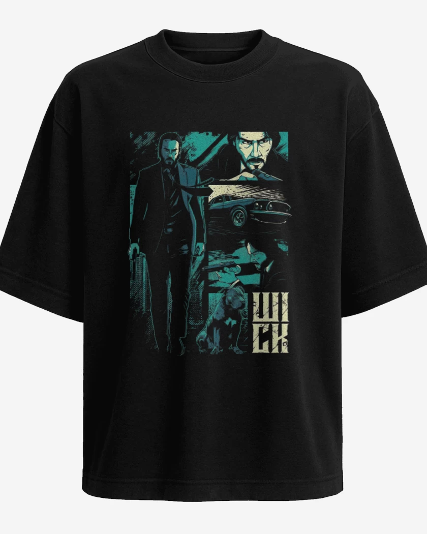 Polera Oversize Jhon Wick