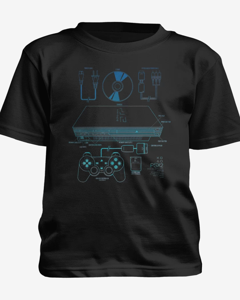 Polera de niño Negro de Ps2