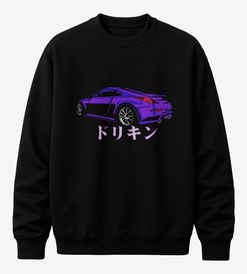 Poleron polo Negro de 350Z 