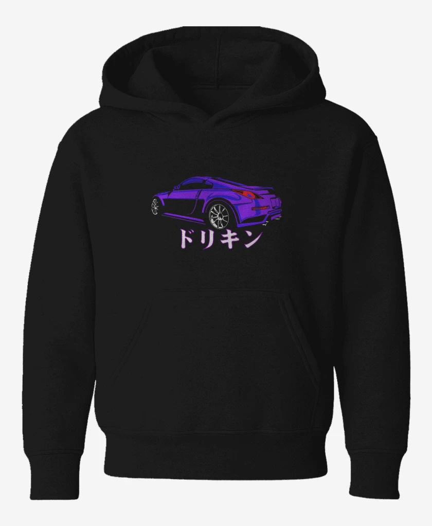 Poleron de niño Negro de 350Z 