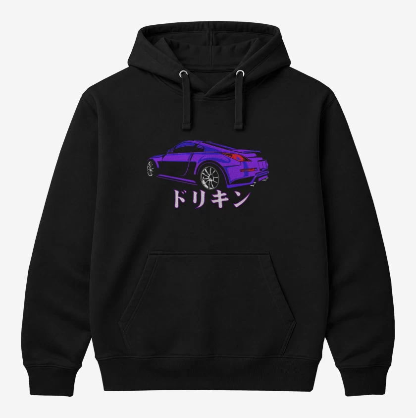 Polerón Canguro Negro de 350Z 