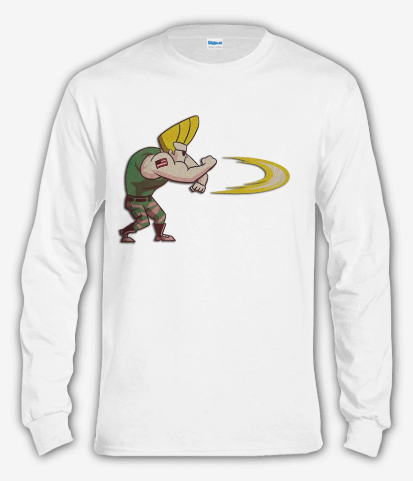 Polera manga larga Blanco de Sonic Bravo